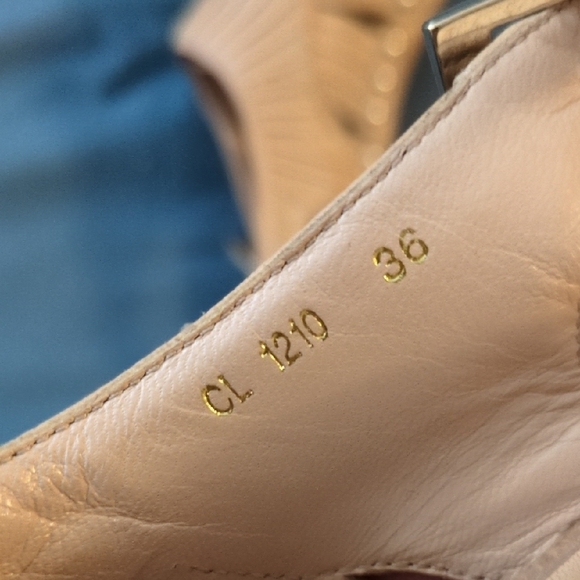 Christian Dior Woven Leather & Wood Platform High Heel Sandals Shoe - Picture 5 of 7